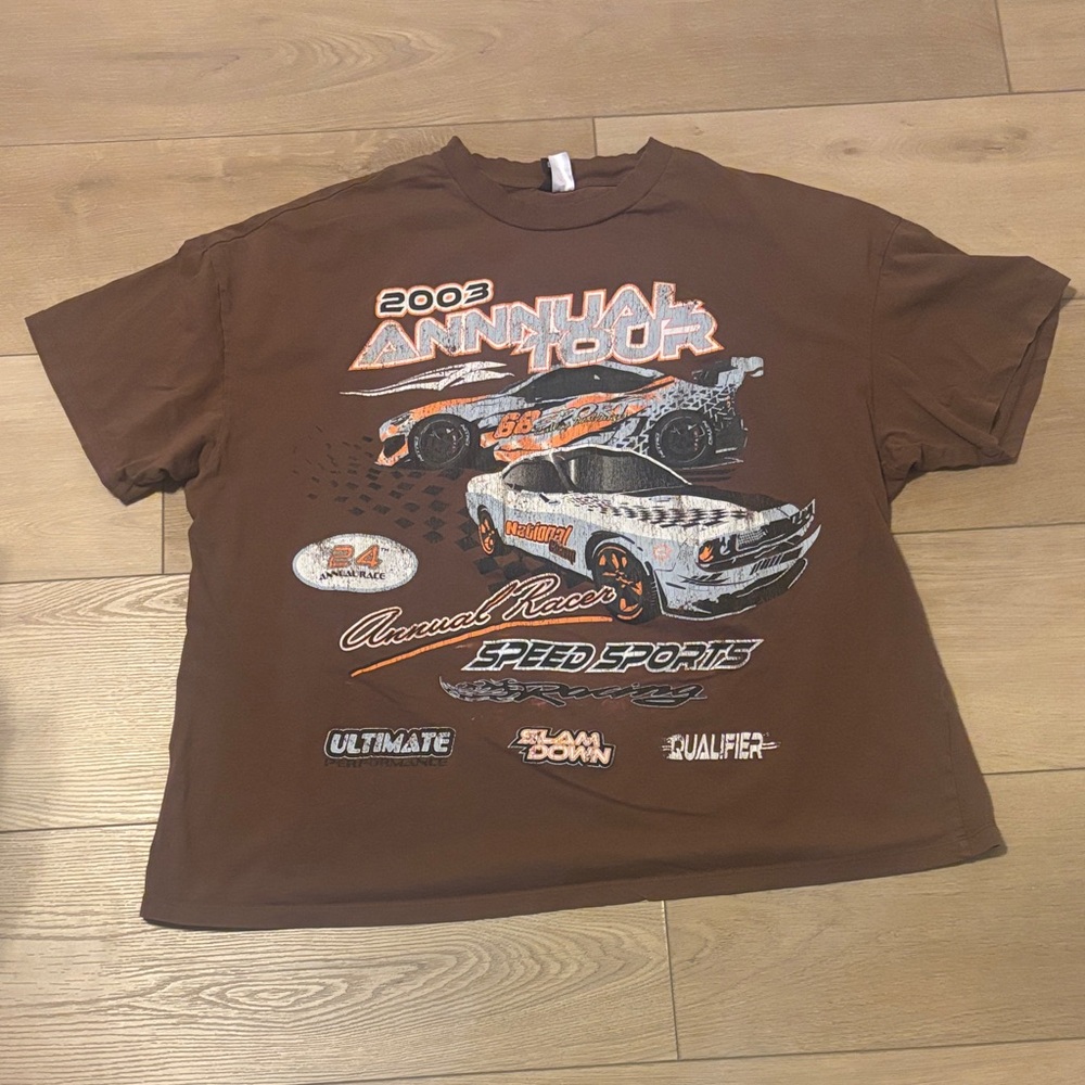 Divided Retro Race Graphic Tee. Men 3XL. 100% Cotton. Excellent condition. Nice!